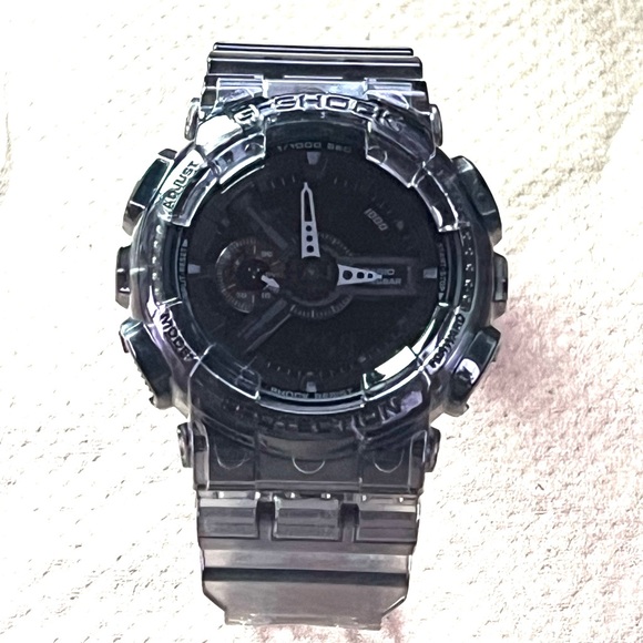G-Shock By Casio Men's GA110SKE-8A Analog-Digital Watch (clear black) - Picture 2 of 4